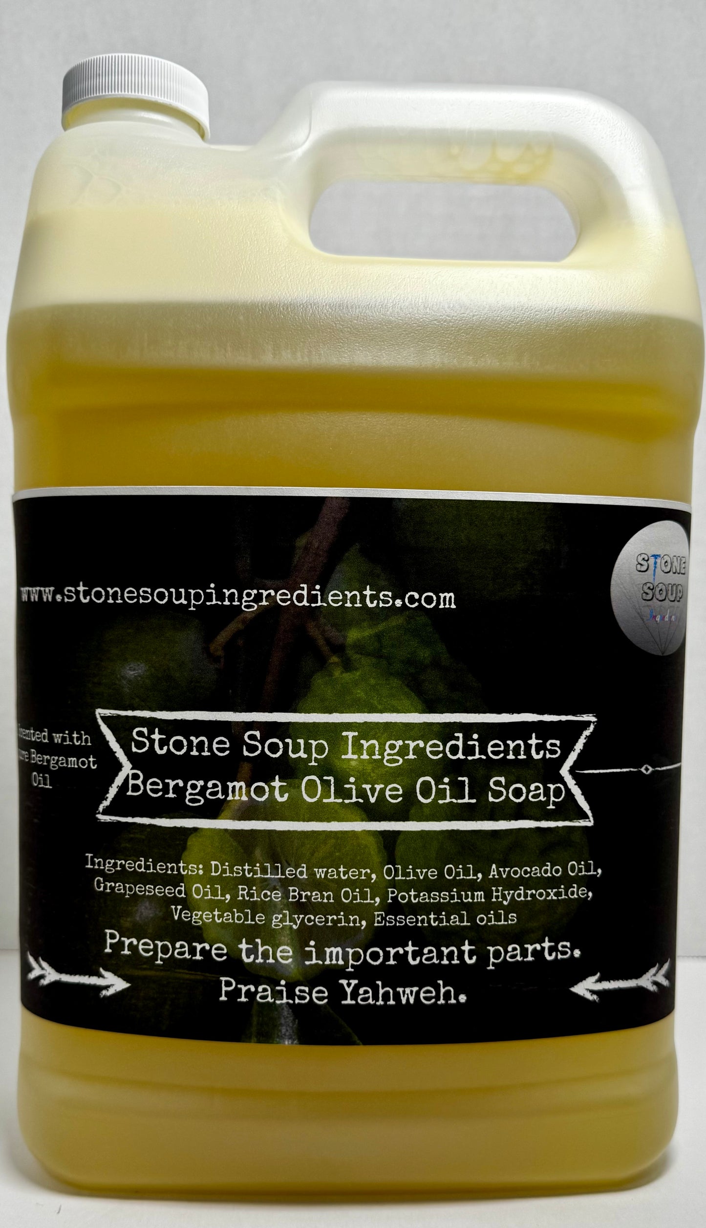 1 Gallon Olive Oil Castile Soap